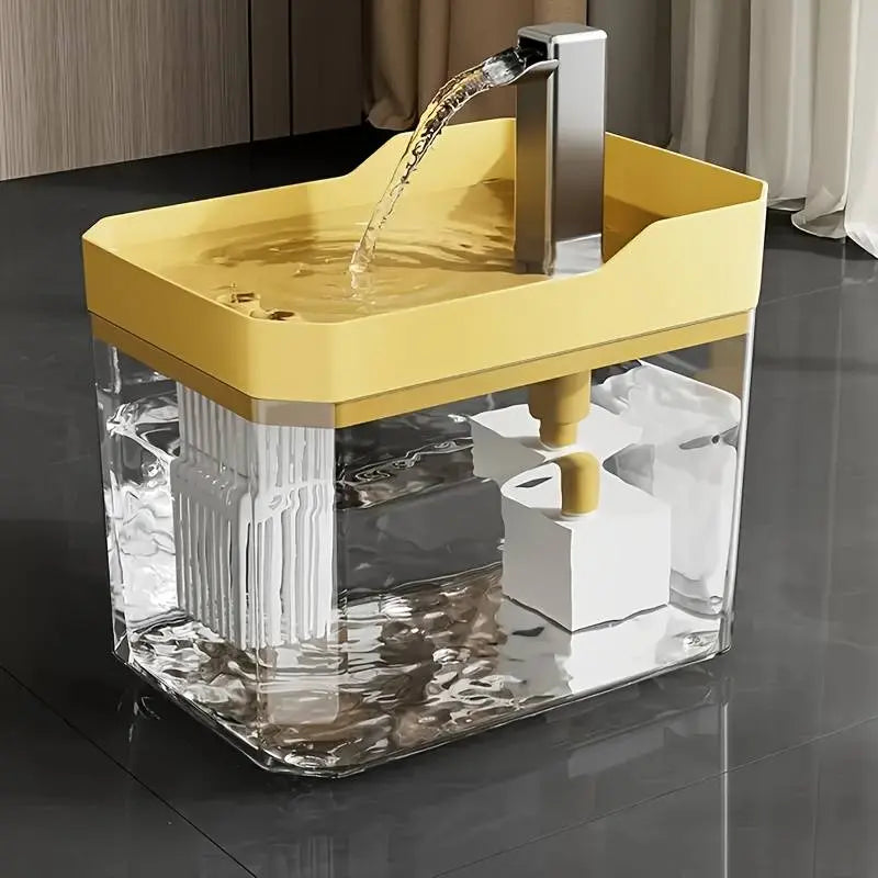 Automatic Cat Drinking Fountain with Circulating Water, Ultra-Quiet USB-Powered Dispenser, No Batteries Required