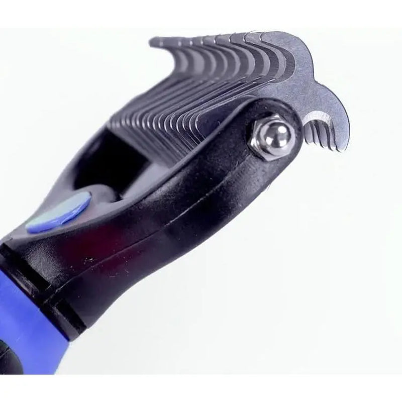Stainless Steel Double-Sided Pet Detangling Comb - 1 Piece Dog and Cat Grooming Brush for Effective Shedding and Fur Care with Optimal Blade Spacing