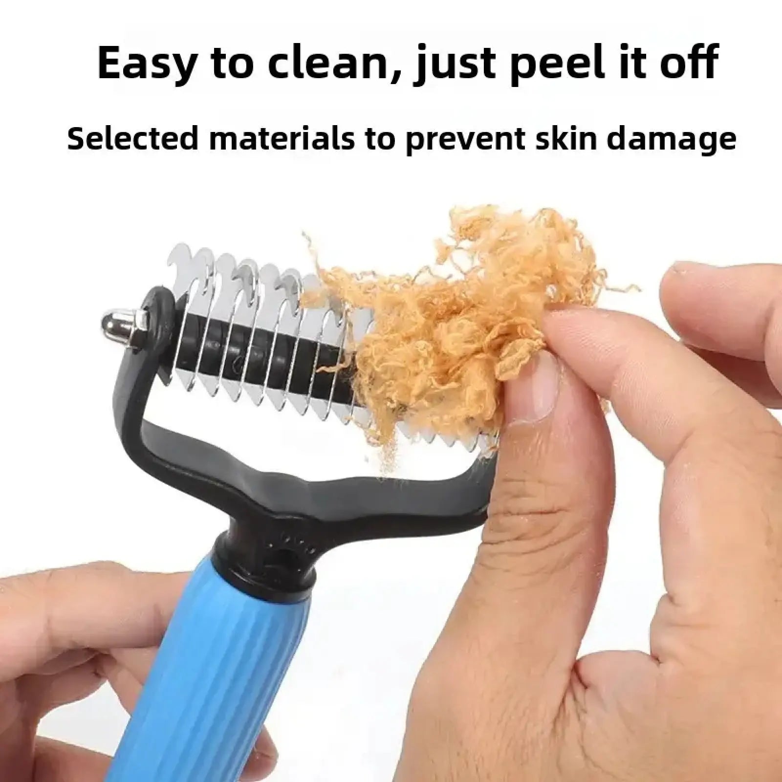 Professional Pet Grooming Tool - Universal Double-Sided Detangling Comb for Dogs with Stainless Steel for Efficient Shedding and Matted Hair Management