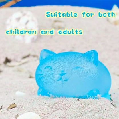 Maltose Cool Cat Sensory Squeeze Toy - Ideal for Stress Relief, Gift Box Inclusion, Birthday Celebration, Classroom Reward, and Holiday Stocking Stuffer
