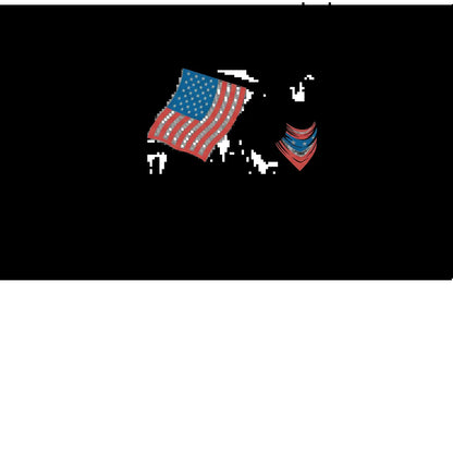 Patriotic Dog Shirt by Comfort Colors for Over 50 Breeds - Western Cowboy Tee, Ideal 4th of July Gift for Dog Lovers, USA Flag Design