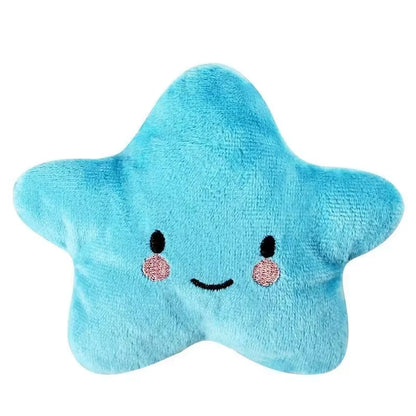 Plush Pentagram Squeaky Toy for Dogs and Cats - Engaging Chew Toy for Interactive Play