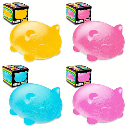 Maltose Cool Cat Sensory Squeeze Toy - Ideal for Stress Relief, Gift Box Inclusion, Birthday Celebration, Classroom Reward, and Holiday Stocking Stuffer