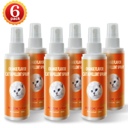 Cat Deterrent Spray for Indoor and Outdoor Use, Furniture Protection and Anti-Marking Solution for Sofas and Carpets, Made with Natural Ingredients (100 ml x 2)
