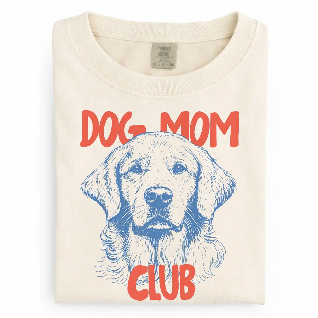 Puppy Love Dog T-Shirt Featuring 50 Dog Breeds, Comfort Colors Dog Mom Graphic Tee, Ideal Gift for Dog Moms and Animal Lovers, Trendy and Humorous Design