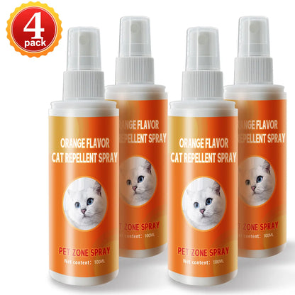 Cat Deterrent Spray for Indoor and Outdoor Use, Furniture Protection and Anti-Marking Solution for Sofas and Carpets, Made with Natural Ingredients (100 ml x 2)