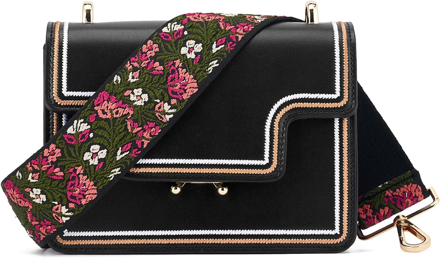 Adjustable Wide Shoulder Strap Replacement for Crossbody Canvas Handbags