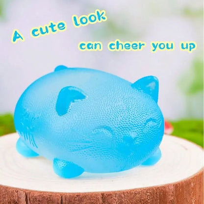 Maltose Cool Cat Sensory Squeeze Toy - Ideal for Stress Relief, Gift Box Inclusion, Birthday Celebration, Classroom Reward, and Holiday Stocking Stuffer