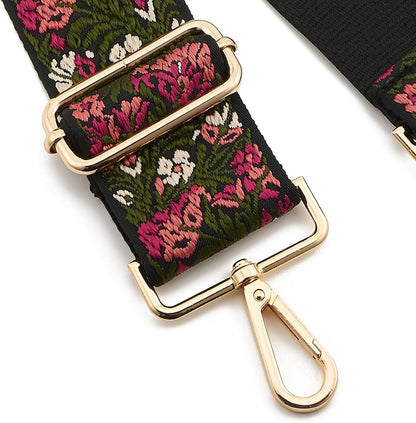 Adjustable Wide Shoulder Strap Replacement for Crossbody Canvas Handbags