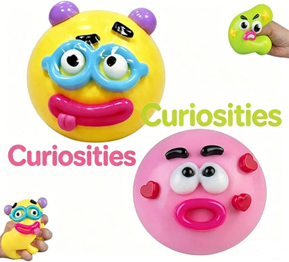 Smushers Squishy Cutie Toy - Multisensory Stress Relief Dog Face Swap, Soft Moldable Design, Safe Maltose Material, Portable Anxiety Relief and Party Favors